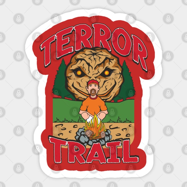 TERROR TRAIL Sticker by Everything Horror Podcast